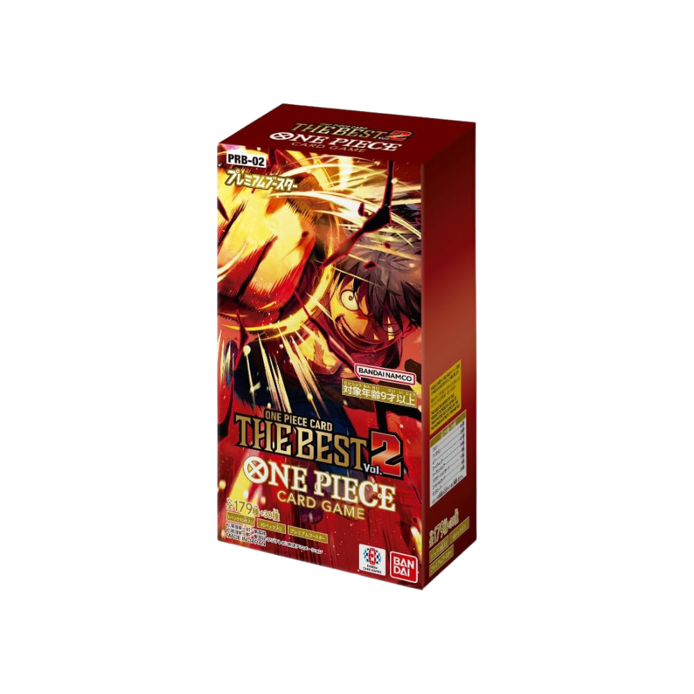 Box da 10 Bustine PRB02 One Piece Card The Best Volume 2 in Giapponese