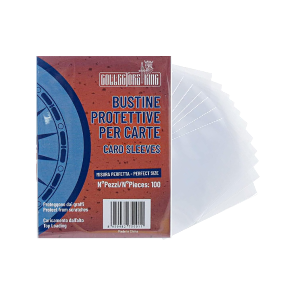 100 Sleeves Protezioni Carte Collezionabili Collectors King