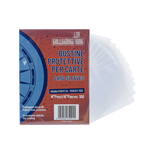 100 Sleeves Protezioni Carte Collezionabili Collectors King