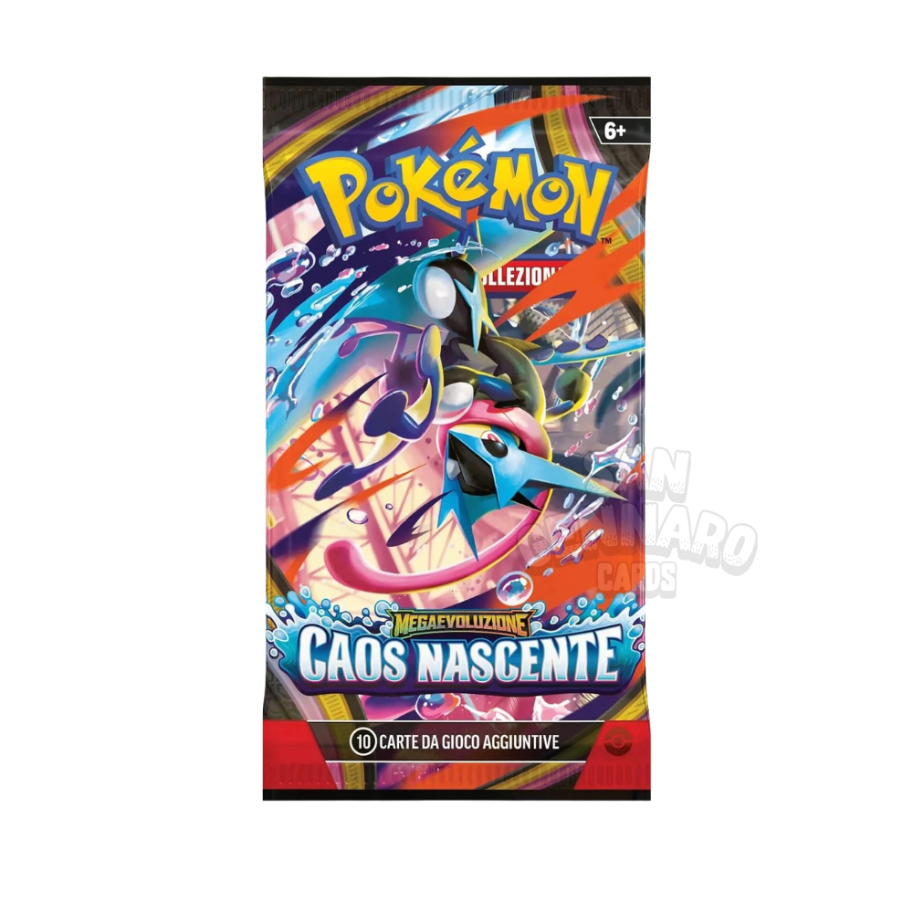 Caos Nascente Bustina Singola Pokémon 10 Carte in Italiano