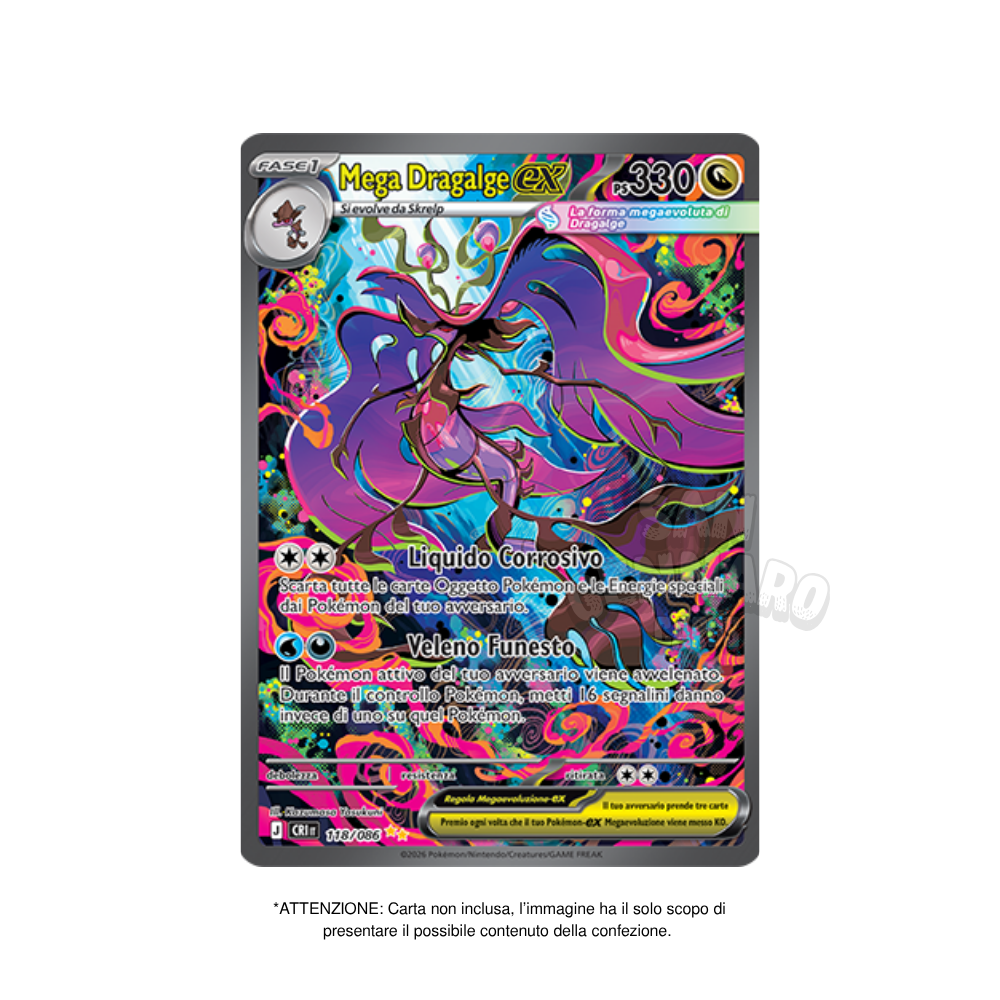 Caos Nascente Bustina Singola Pokémon 10 Carte in Italiano