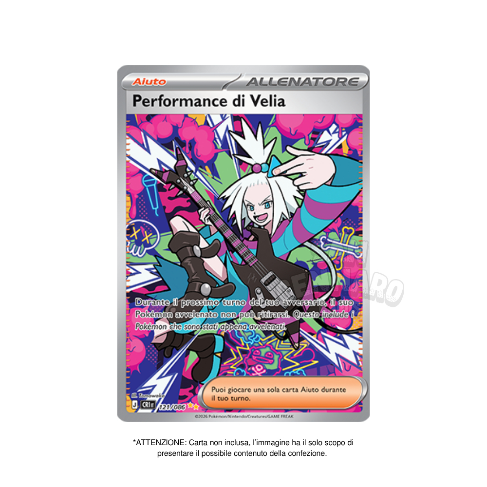 Caos Nascente Bustina Singola Pokémon 10 Carte in Italiano