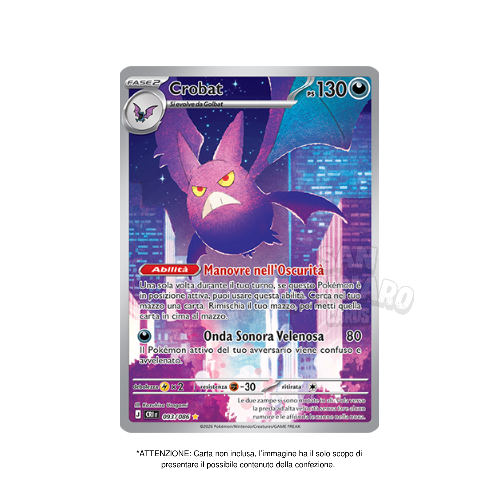 Caos Nascente Bustina Singola Pokémon 10 Carte in Italiano
