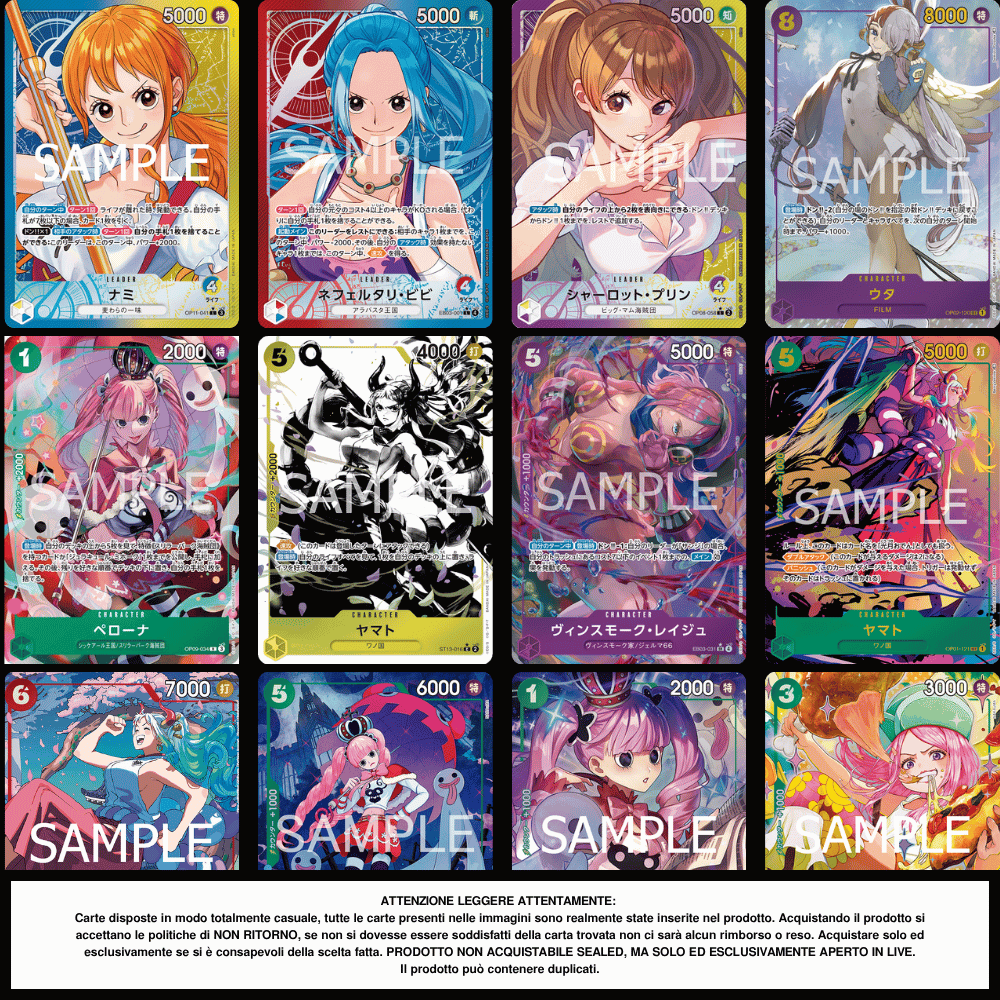 One Piece SANJI Pack 1 Carta in Giapponese [San D. Gennaro's Treasure]