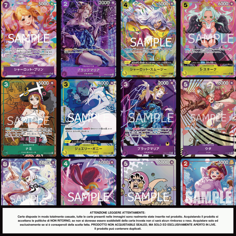 One Piece SANJI Pack 1 Carta in Giapponese [San D. Gennaro's Treasure]
