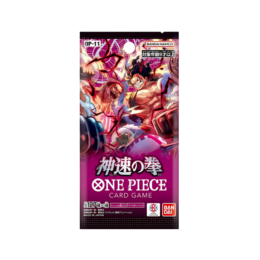 Bustina Singola OP11 A fist of divine speed 6 Carte in Giapponese
