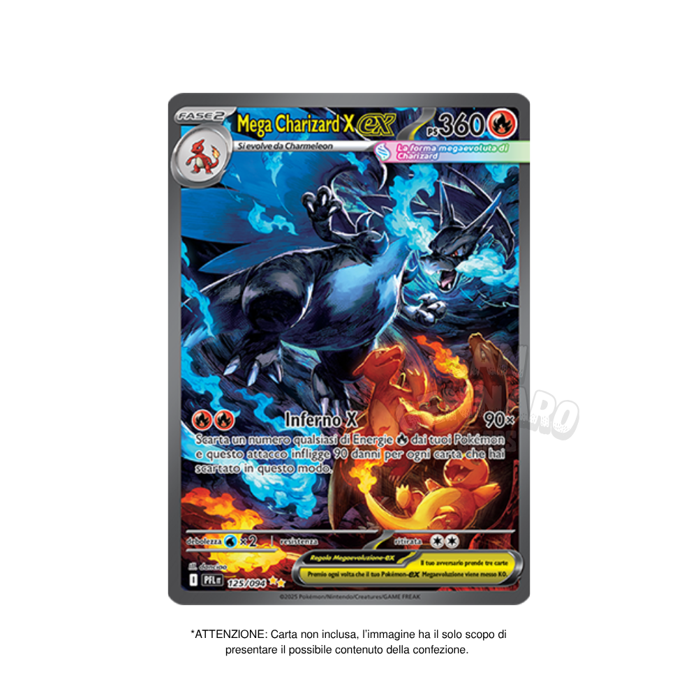 Fiamme Spettrali Bustina Singola Pokémon 10 Carte in Italiano