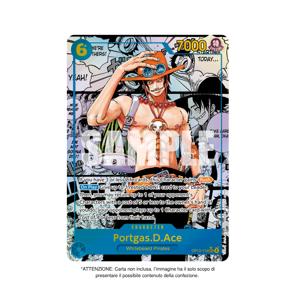 Box da 24 Bustine One Piece OP13 Carrying on His Will in Inglese