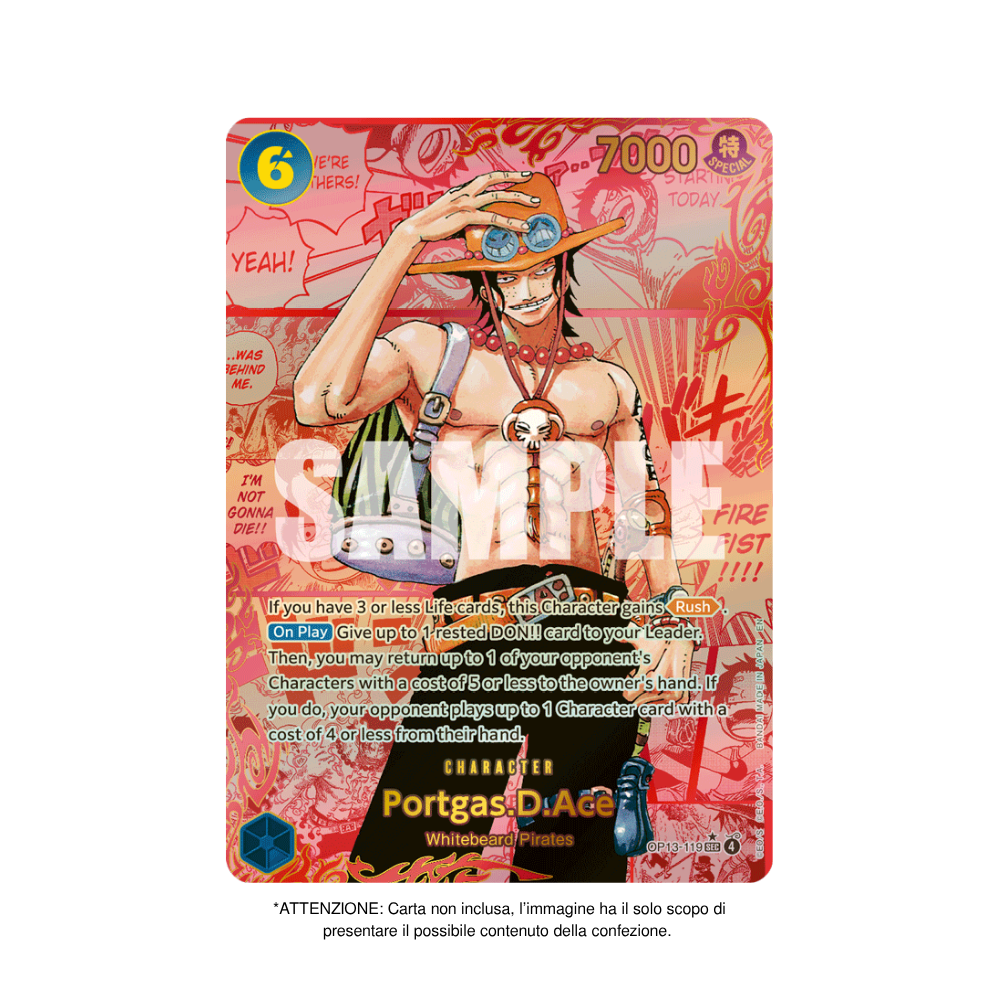 Box da 24 Bustine One Piece OP13 Carrying on His Will in Inglese