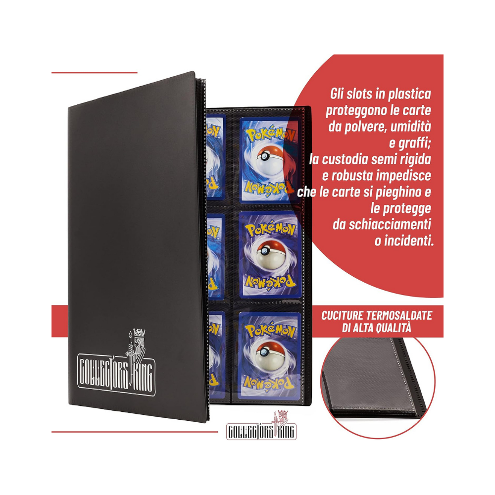 Album 9 Tasche 360 Carte Collectors King