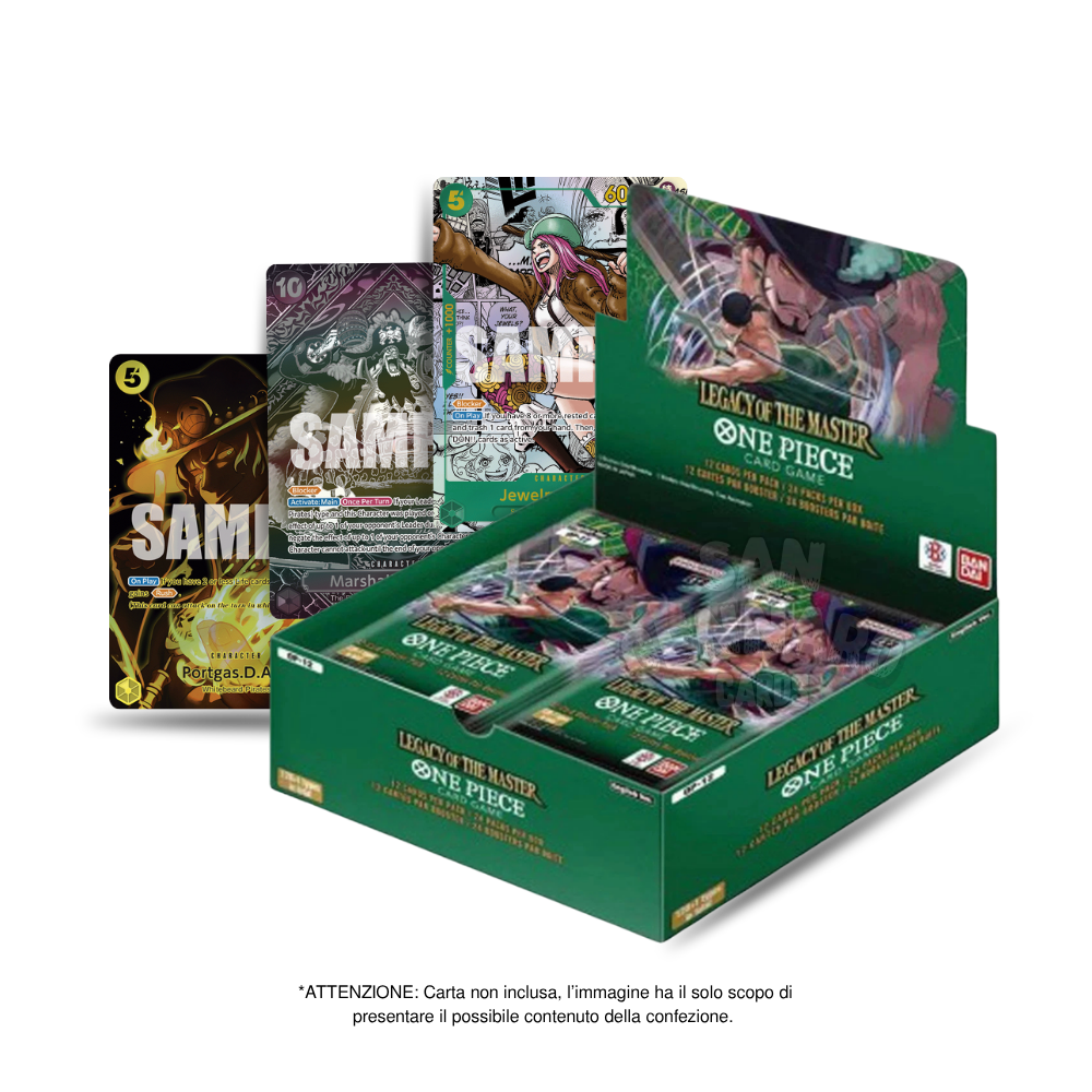 Box da 24 Bustine One Piece OP12 Legacy Of The Master in Inglese