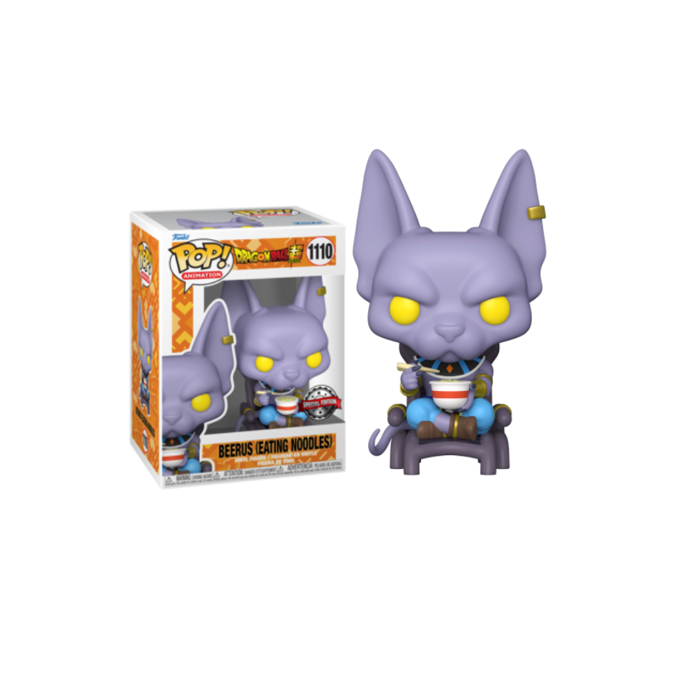 Funko Pop | Beerus (Eating Noodles) [Special Edition]