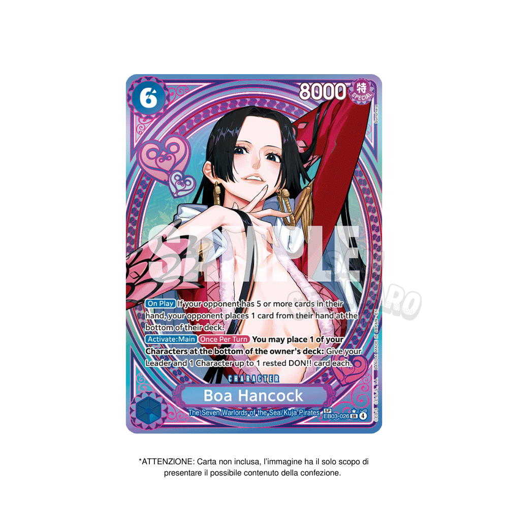 3 Bustine One Piece EB03 Heroines Edition in Inglese