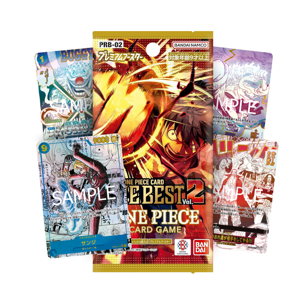 Box da 10 Bustine One Piece PRB-02 The Best Vol.2 in Giapponese