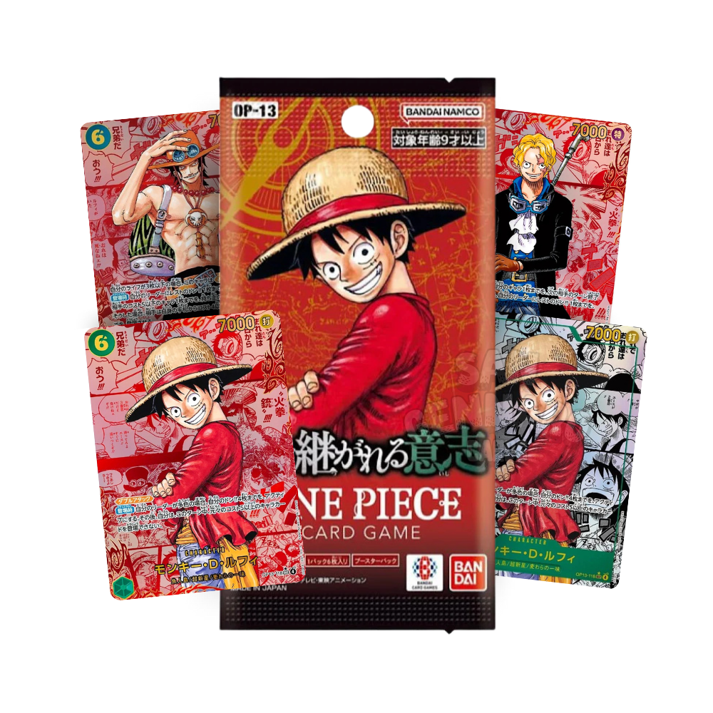 3 Bustine One Piece OP-13 Carrying on His Will in Giapponese