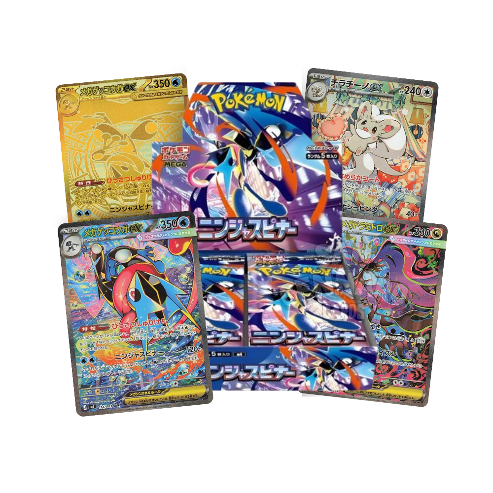 Box da 30 Bustine Ninja Spinner m4 Giapponese