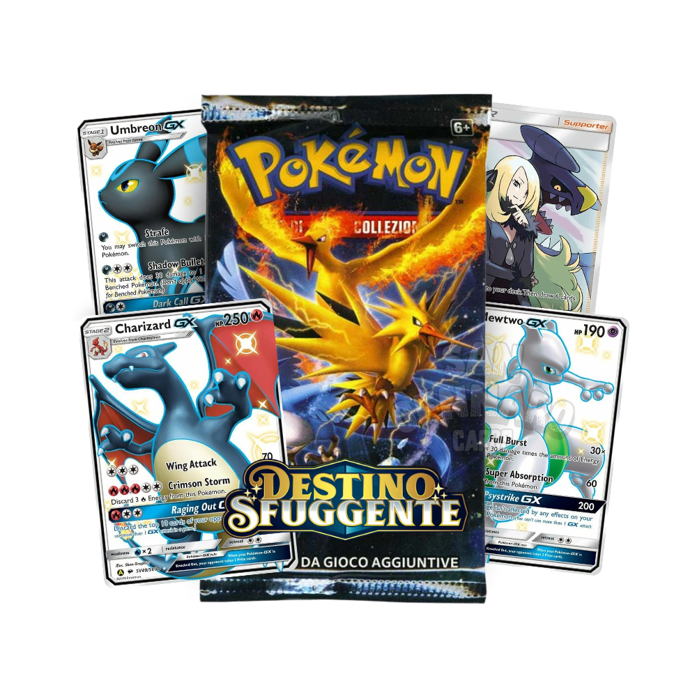 Destino Sfuggente Bustina Singola Pokémon 10 Carte in Italiano