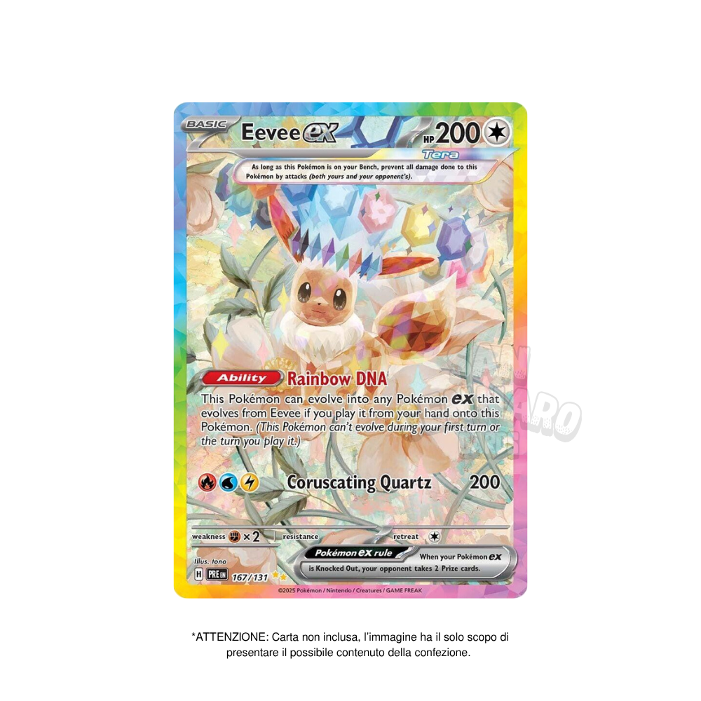 Evoluzioni Prismatiche Bustina Singola Pokémon 10 Carte in Italiano