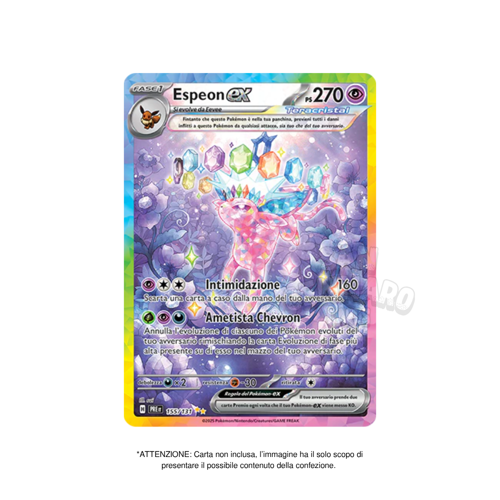 Evoluzioni Prismatiche Bustina Singola Pokémon 10 Carte in Italiano