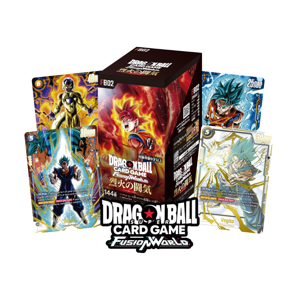 FB02 Dragonball Fusion World Blazing Aura Box da 24 Buste in Giapponese
