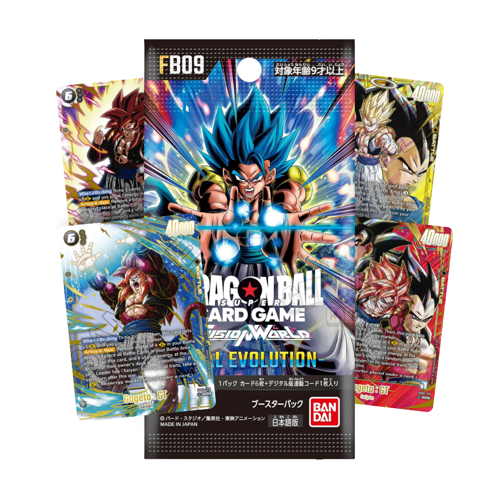 FB09 Dragonball Fusion Dual Evolution Box da 24 Buste in Giapponese