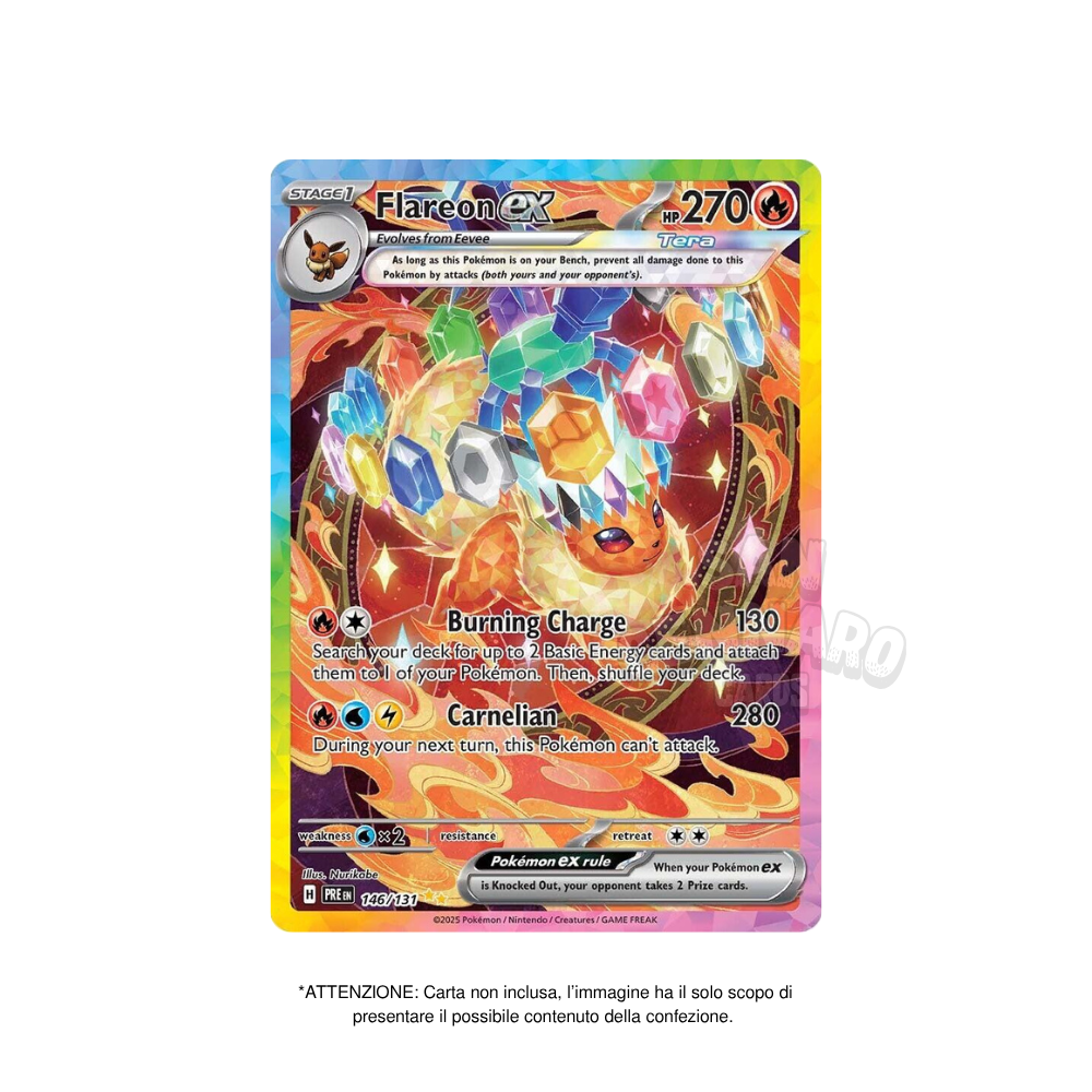 Evoluzioni Prismatiche Bustina Singola Pokémon 10 Carte in Italiano