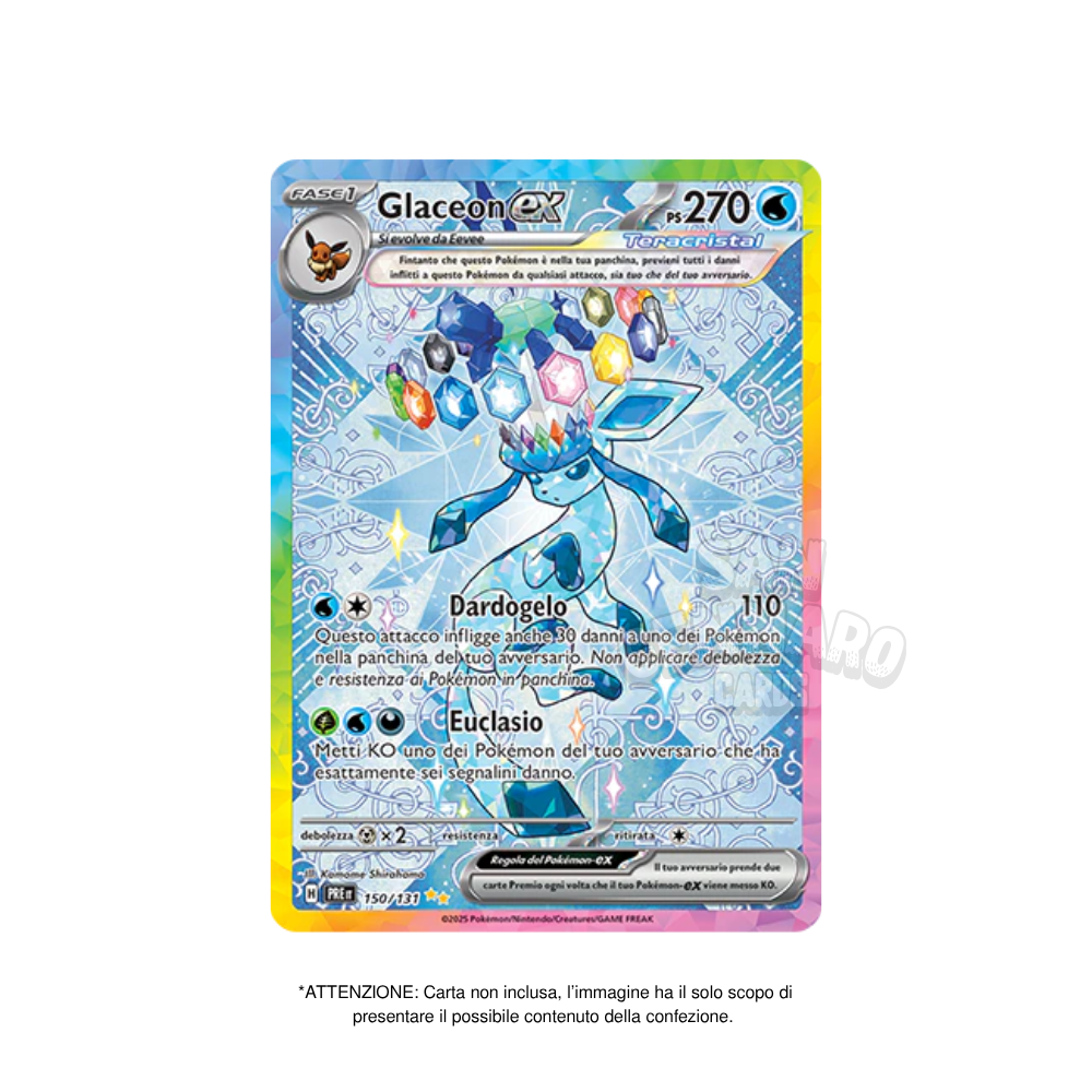 Evoluzioni Prismatiche Bustina Singola Pokémon 10 Carte in Italiano
