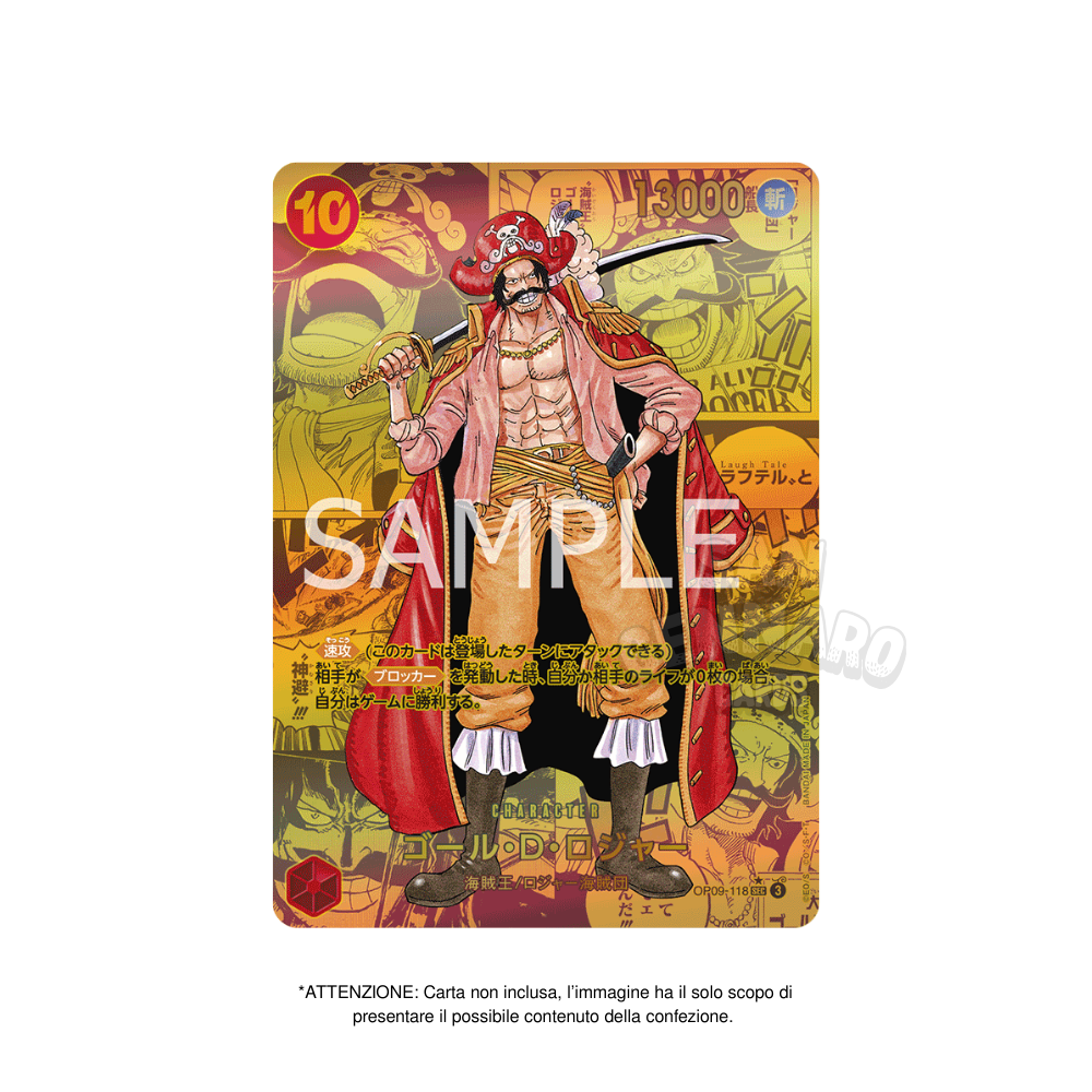 3 Bustine One Piece OP-09 Emperors in the New World in Giapponese