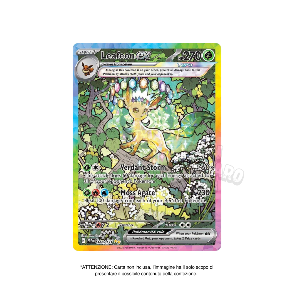 Evoluzioni Prismatiche Bustina Singola Pokémon 10 Carte in Italiano