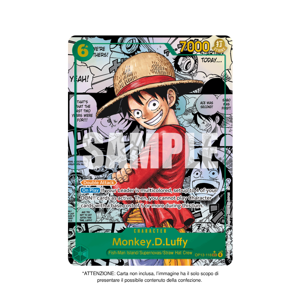 Box da 24 Bustine One Piece OP13 Carrying on His Will in Inglese