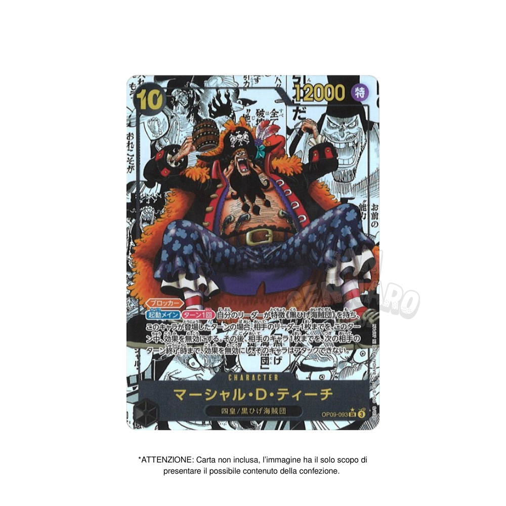 3 Bustine One Piece OP-09 Emperors in the New World in Giapponese