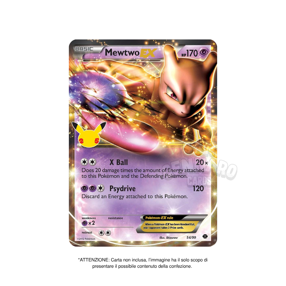 Bustina Singola Pokémon Gran Festa 4 Carte 25° Anniversario