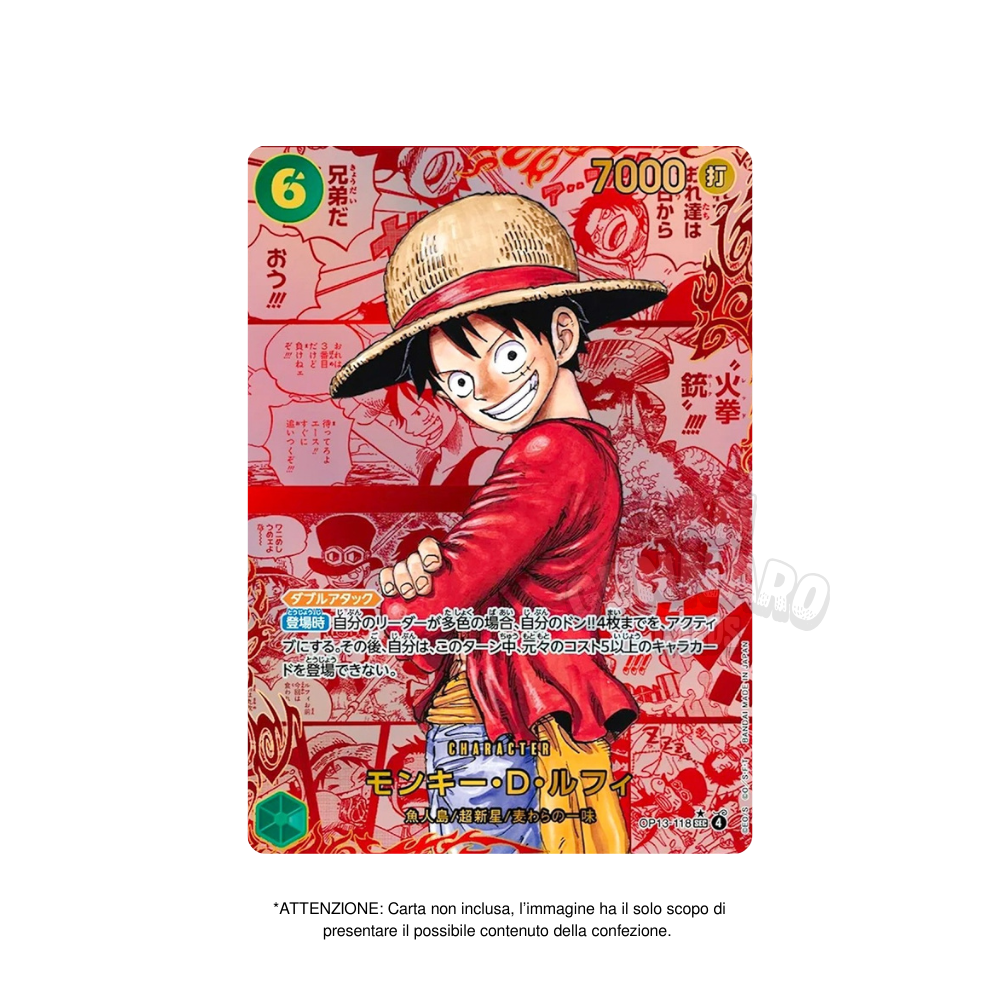 3 Bustine One Piece OP-13 Carrying on His Will in Giapponese