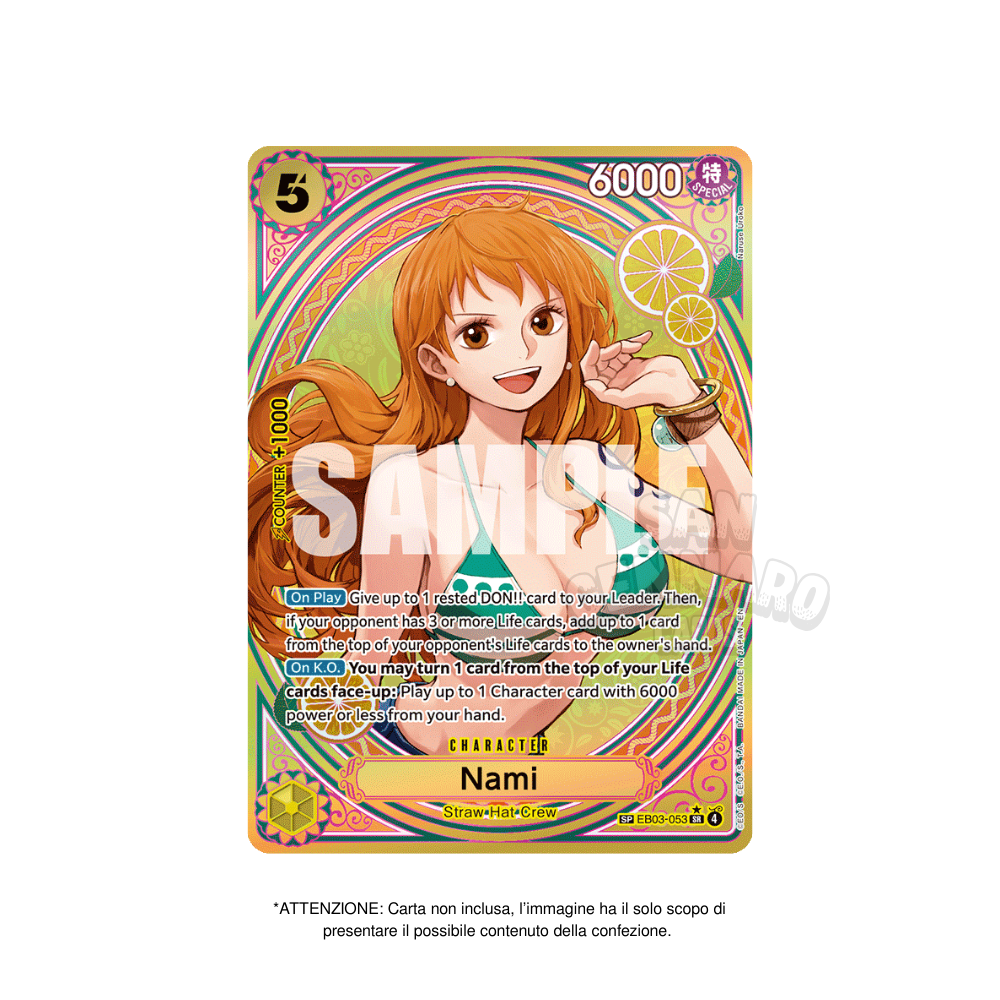 3 Bustine One Piece EB03 Heroines Edition in Inglese