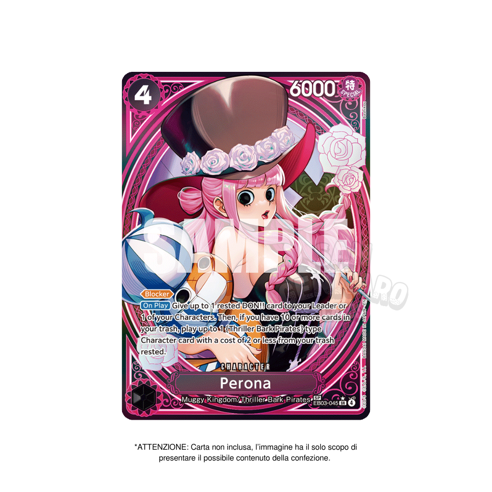 3 Bustine One Piece EB03 Heroines Edition in Inglese