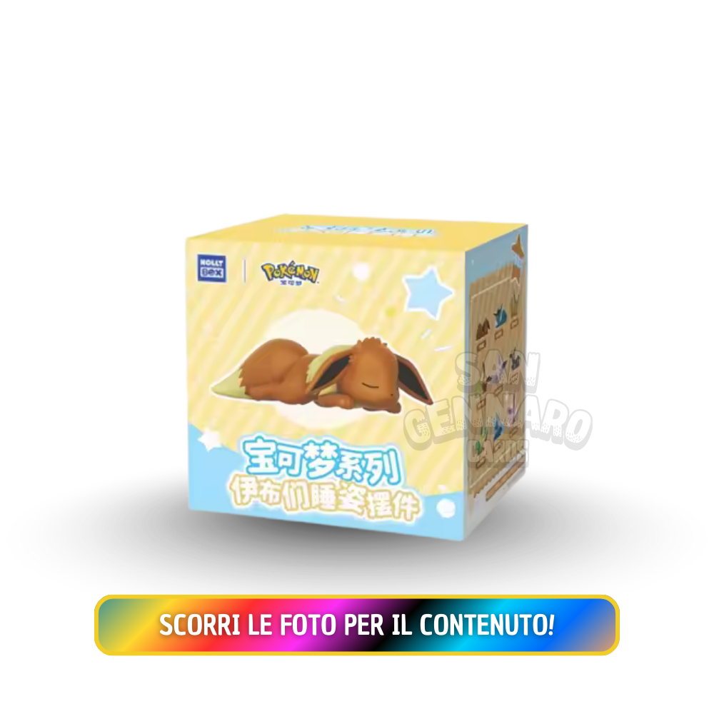 Pokémon Eeveelutions Sleeping Pose Blind con Cuscino