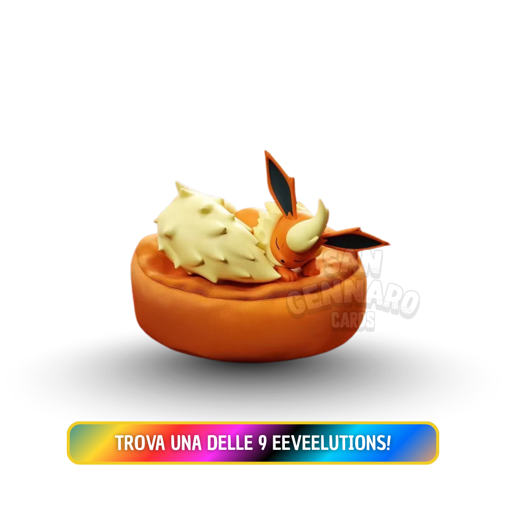 Pokémon Eeveelutions Sleeping Pose Blind con Cuscino