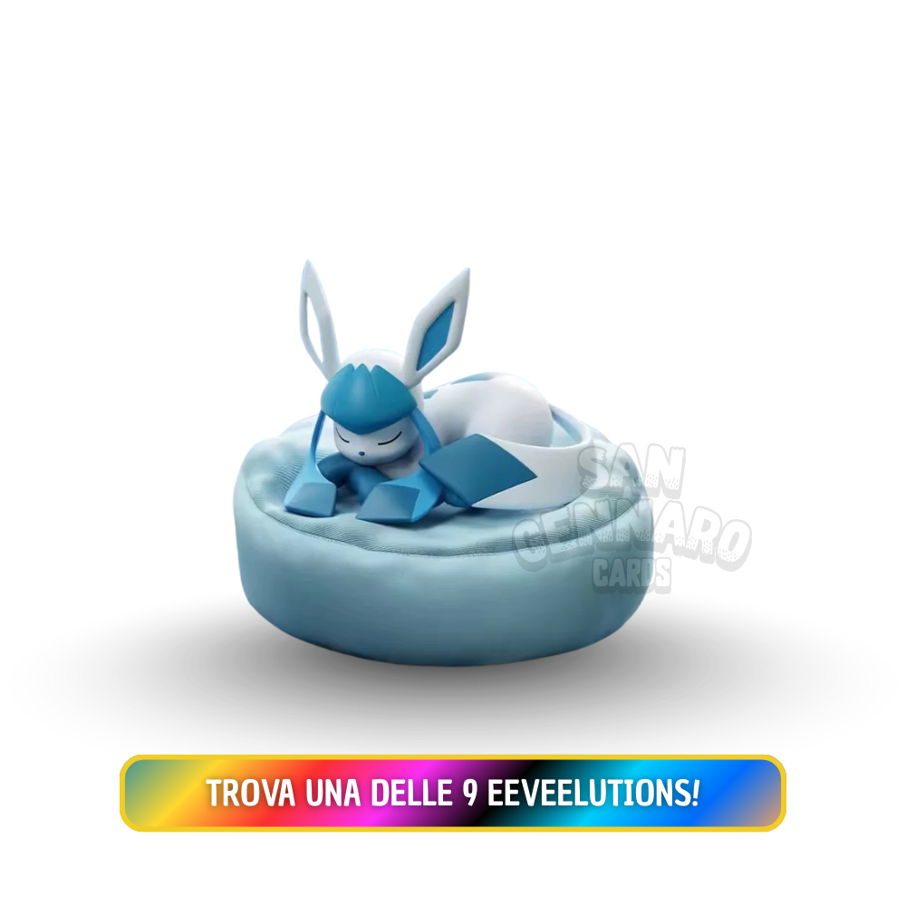 Pokémon Eeveelutions Sleeping Pose Blind con Cuscino