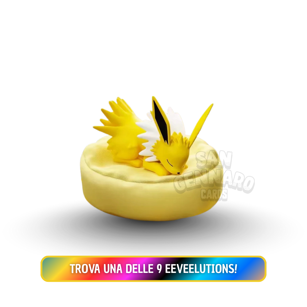 Pokémon Eeveelutions Sleeping Pose Blind con Cuscino