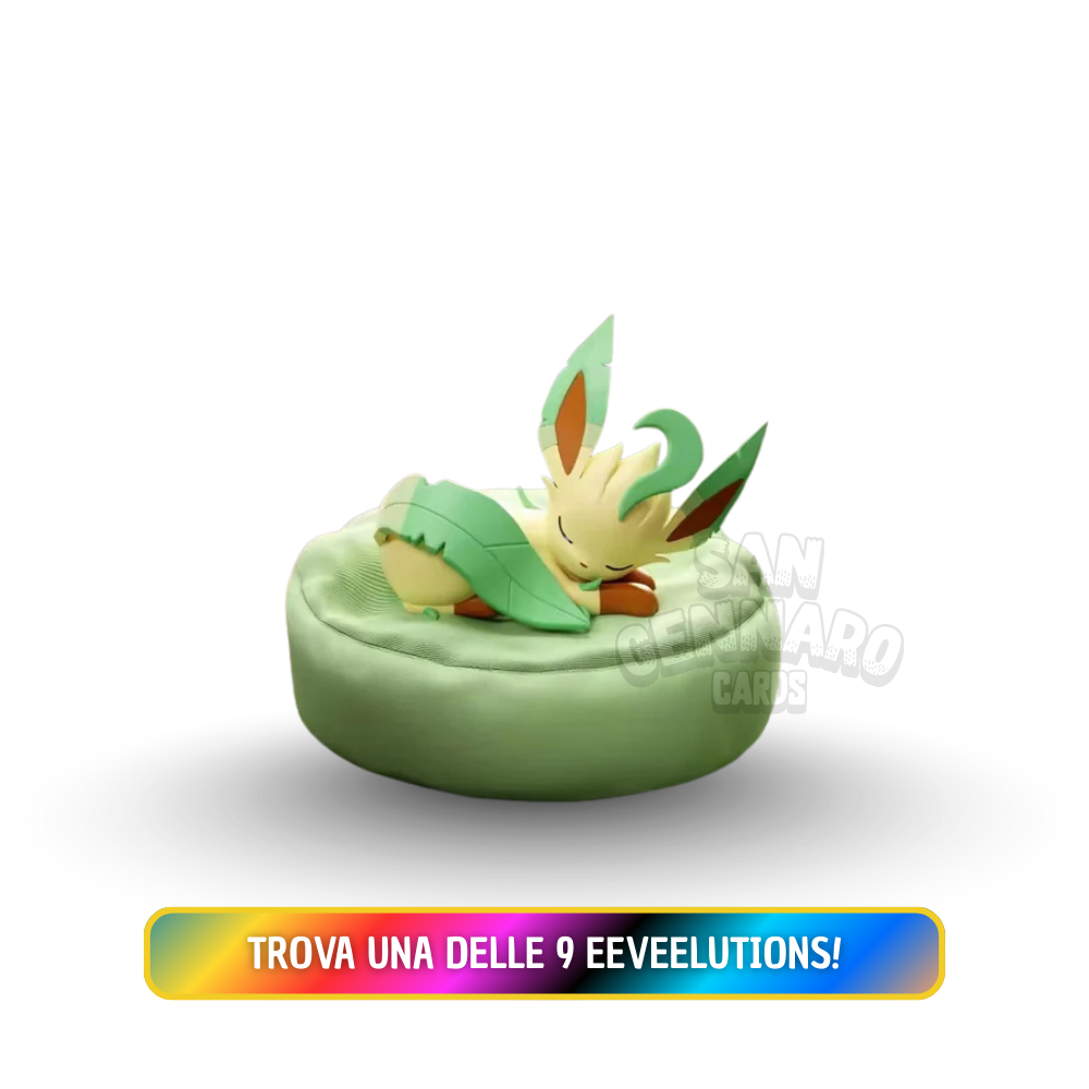 Pokémon Eeveelutions Sleeping Pose Blind con Cuscino