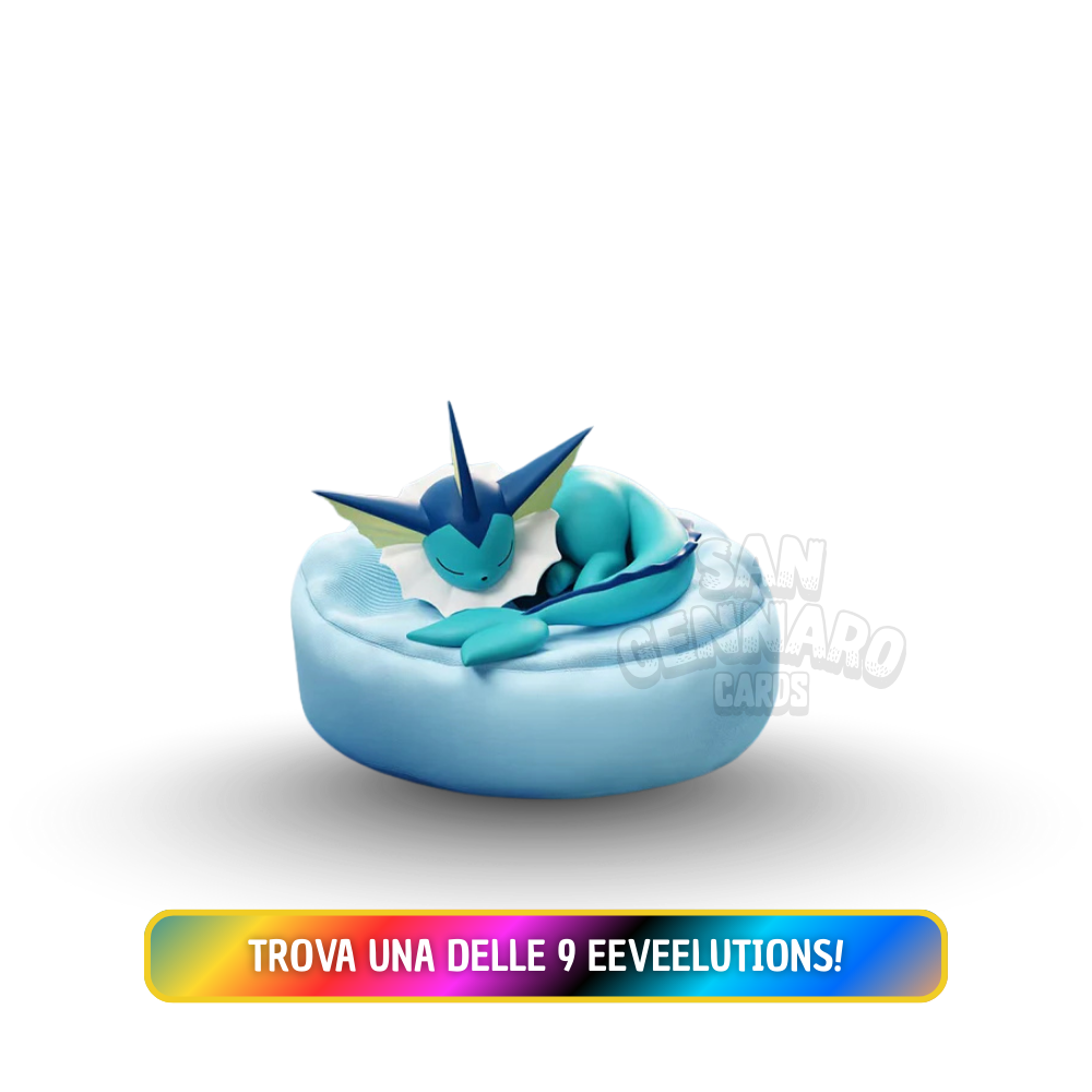 Pokémon Eeveelutions Sleeping Pose Blind con Cuscino
