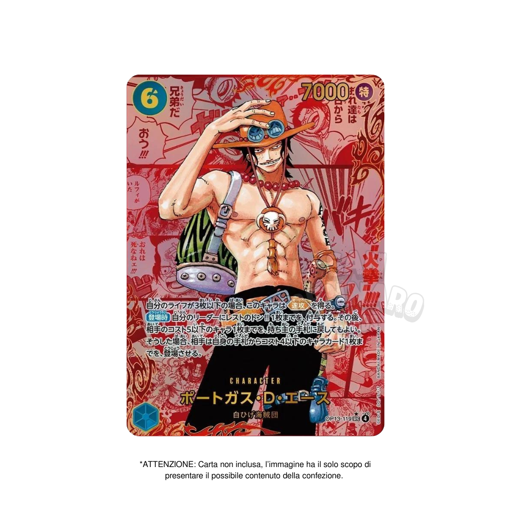 3 Bustine One Piece OP-13 Carrying on His Will in Giapponese