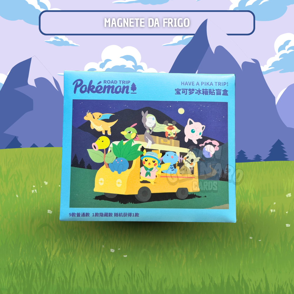 Road Trip Pokémon Magnete Casuale Esclusivo Cinese