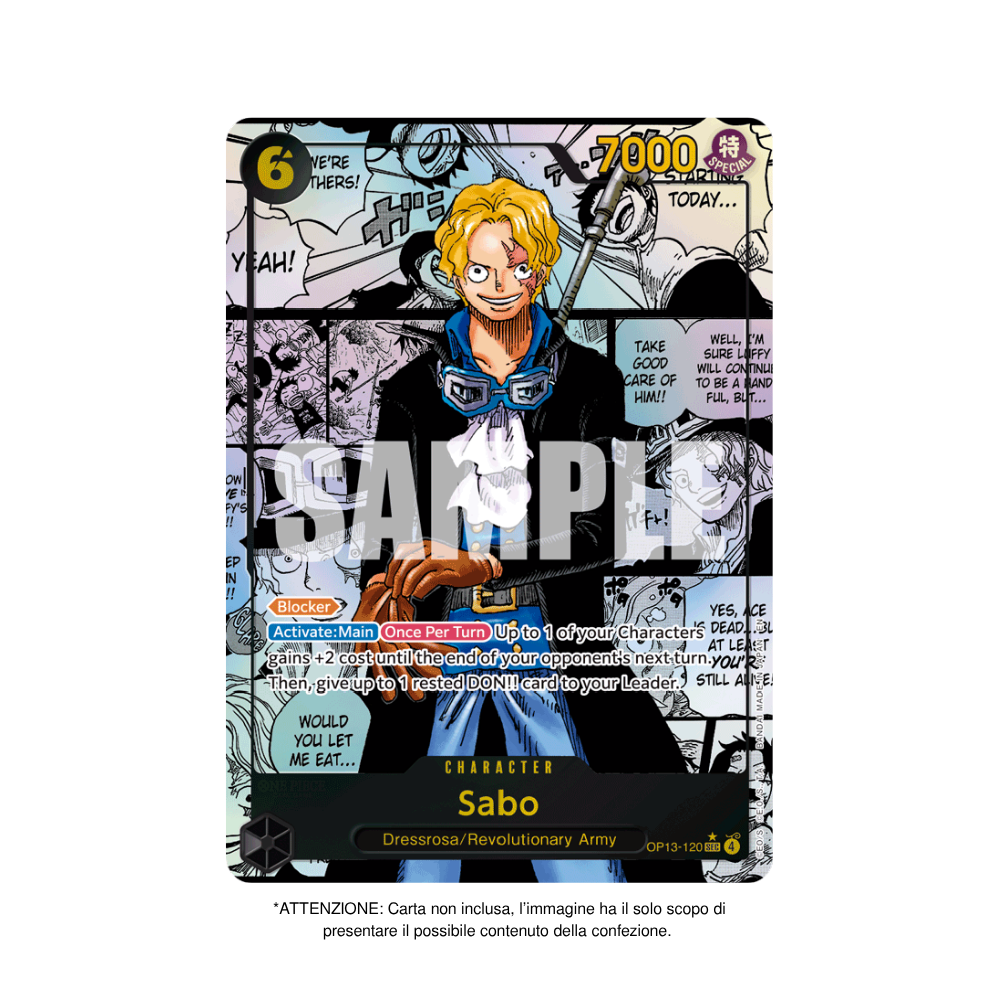 Box da 24 Bustine One Piece OP13 Carrying on His Will in Inglese