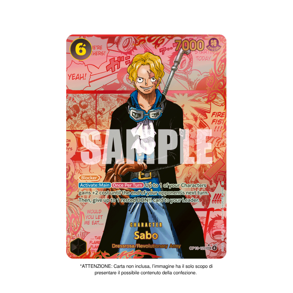 Box da 24 Bustine One Piece OP13 Carrying on His Will in Inglese