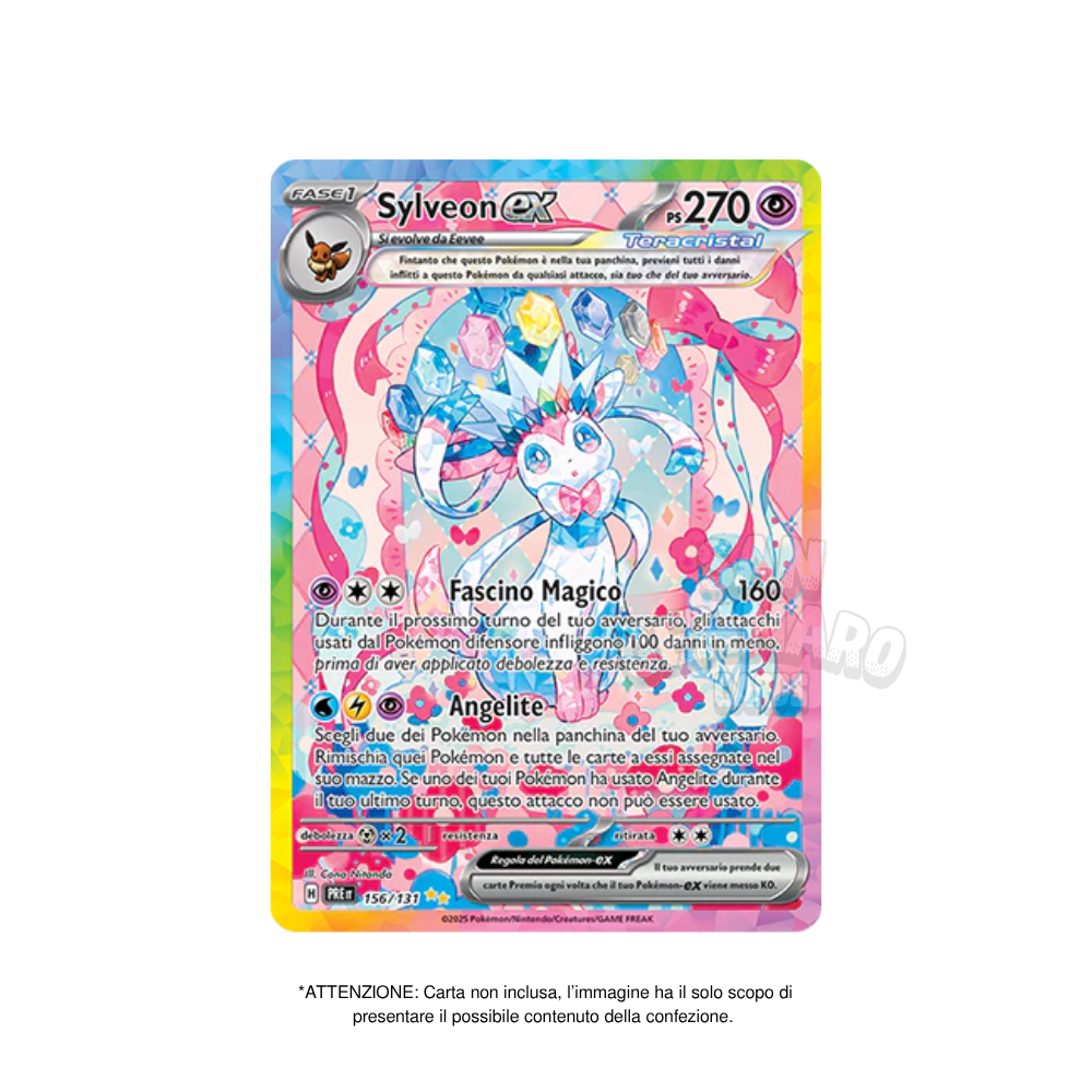 Evoluzioni Prismatiche Bustina Singola Pokémon 10 Carte in Italiano