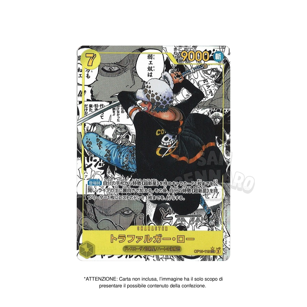 3 Bustine One Piece OP-10 Royal Blood in Giapponese