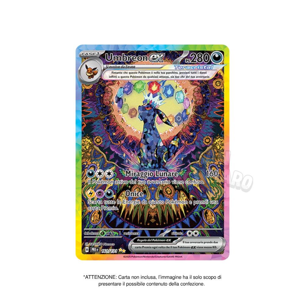 Evoluzioni Prismatiche Bustina Singola Pokémon 10 Carte in Italiano