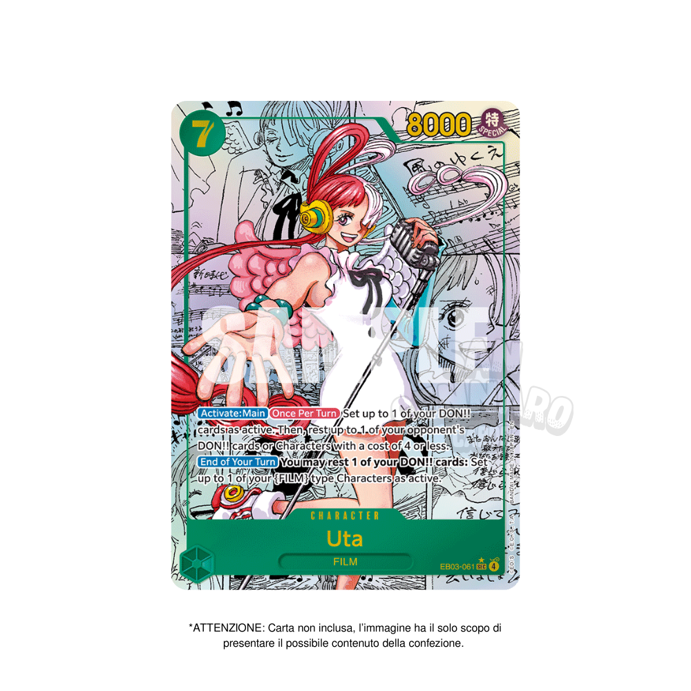 3 Bustine One Piece EB03 Heroines Edition in Inglese