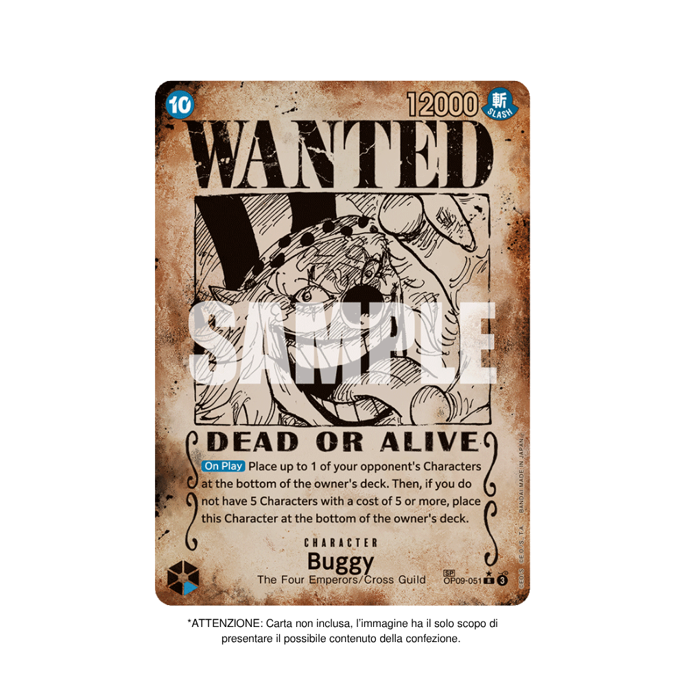 Box da 24 Bustine One Piece OP09 Emperors In The New World in Inglese